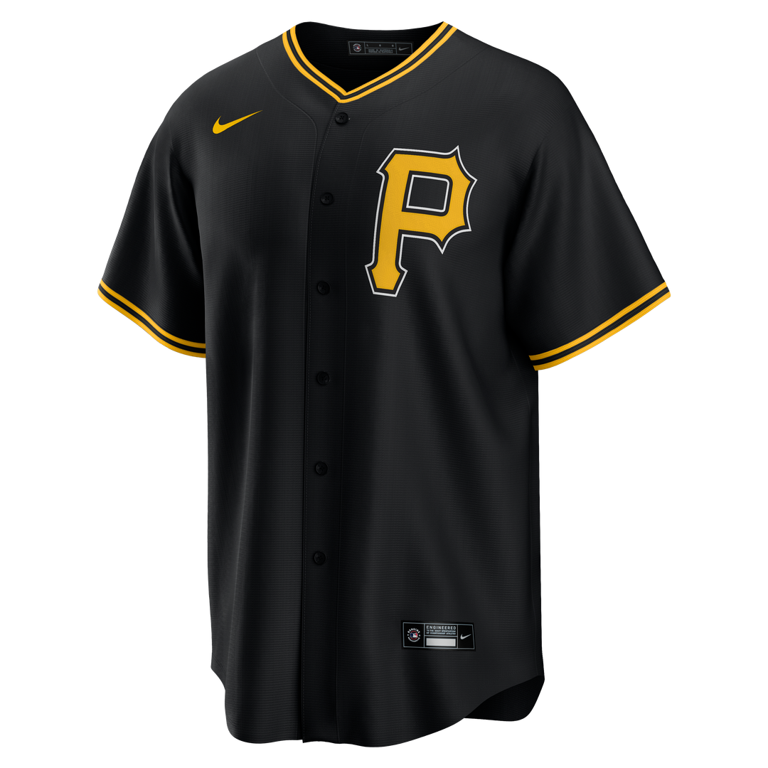 Men's Pittsburgh Pirates Black Alternate Replica Team Jersey