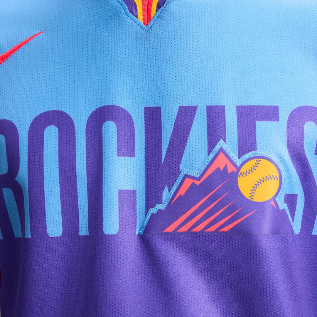 Men's Colorado Rockies Purple/Light Blue 2025 City Connect Jersey