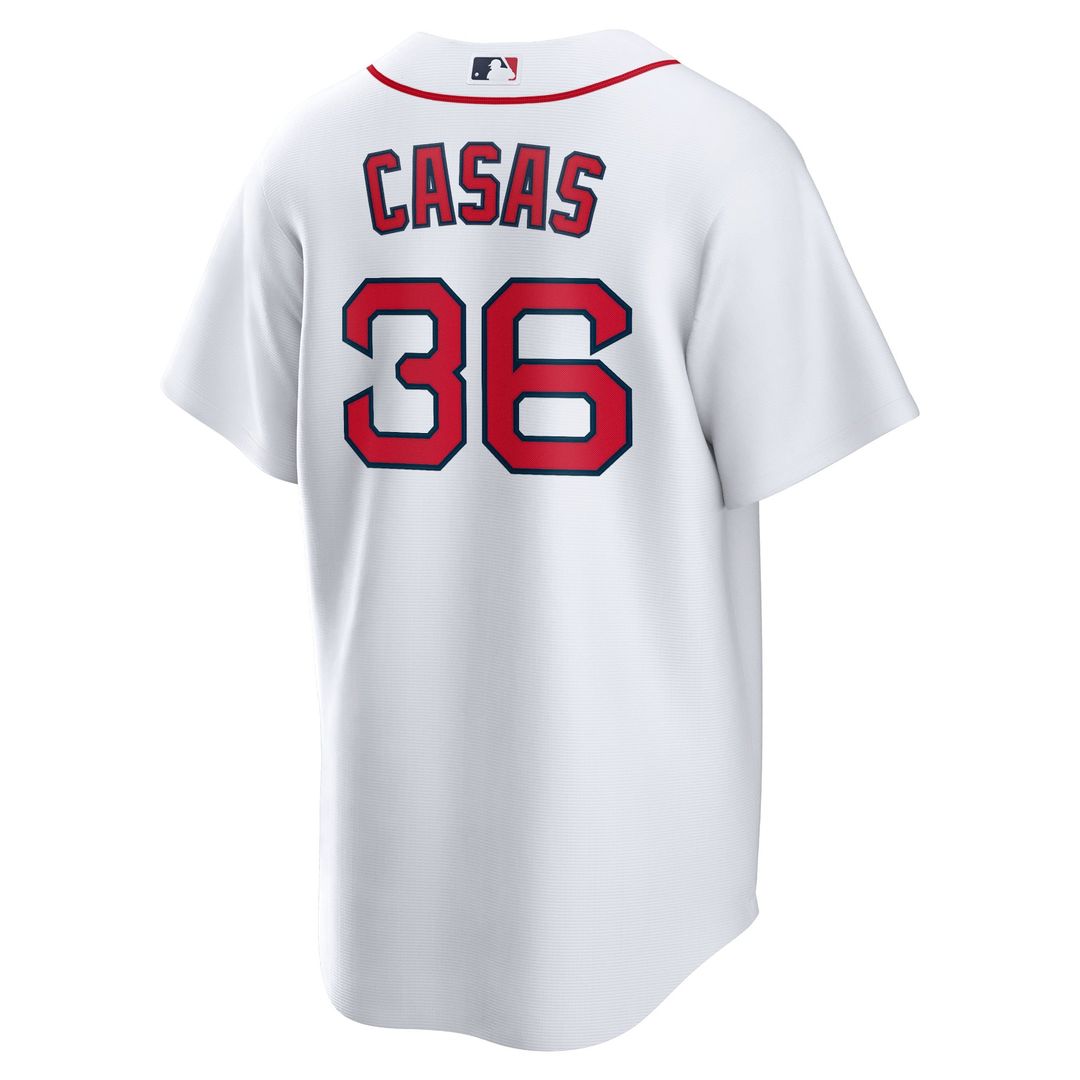 Men's Boston Red Sox Triston Casas White Home Replica Jersey