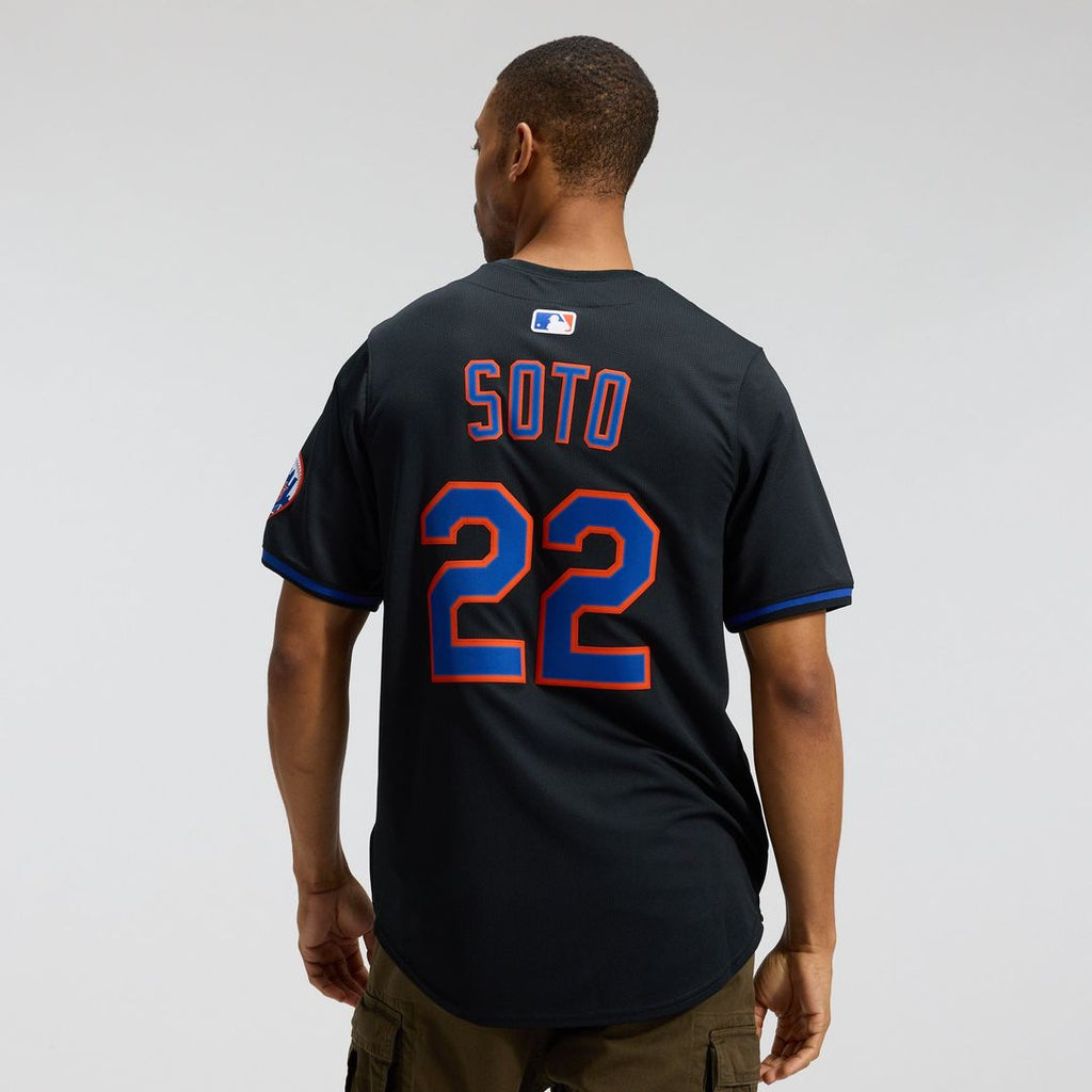 Men's New York Mets Juan Soto Black Alternate Player Jersey