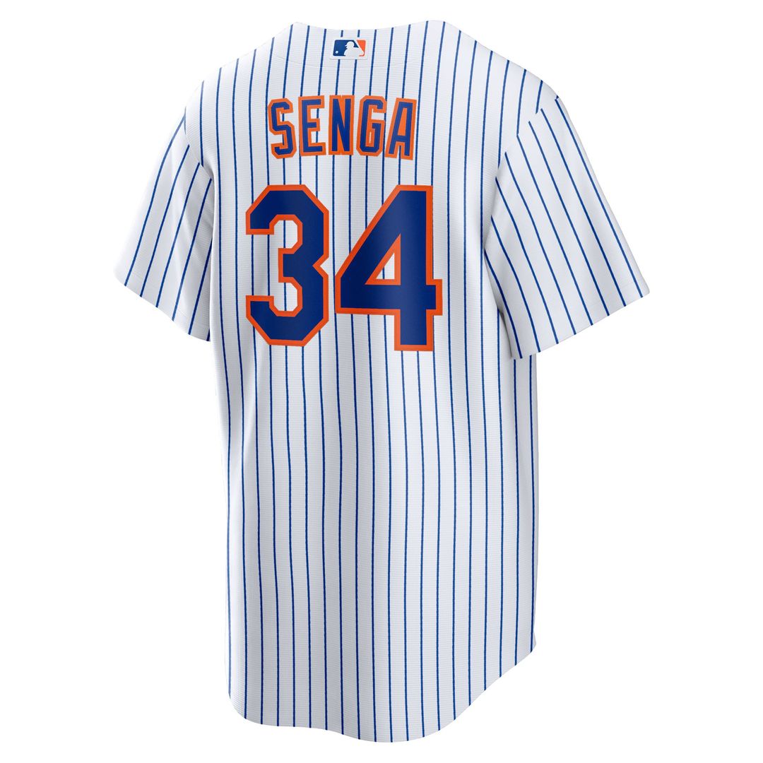 Men's New York Mets Kodai Senga White/Royal Home Replica Player Jersey