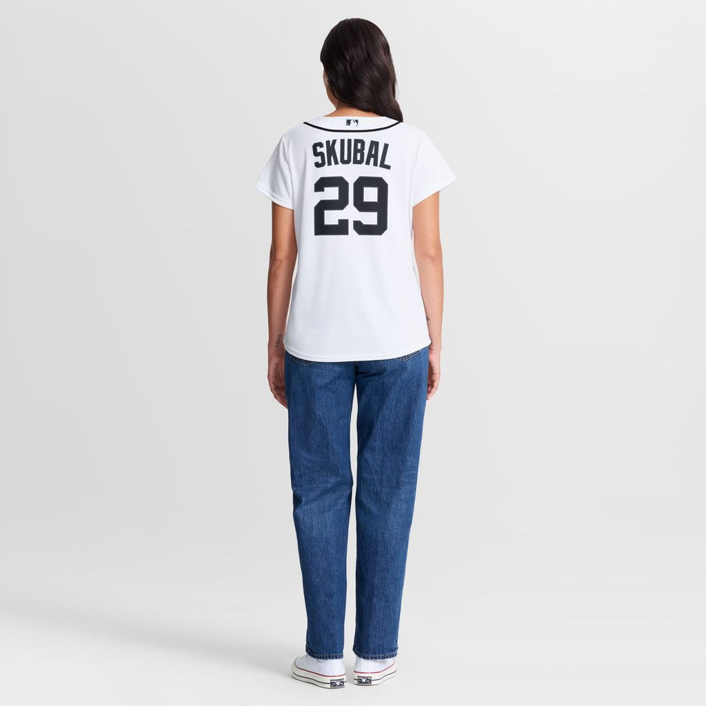 Women's Detroit Tigers Tarik Skubal White Home Replica Jersey