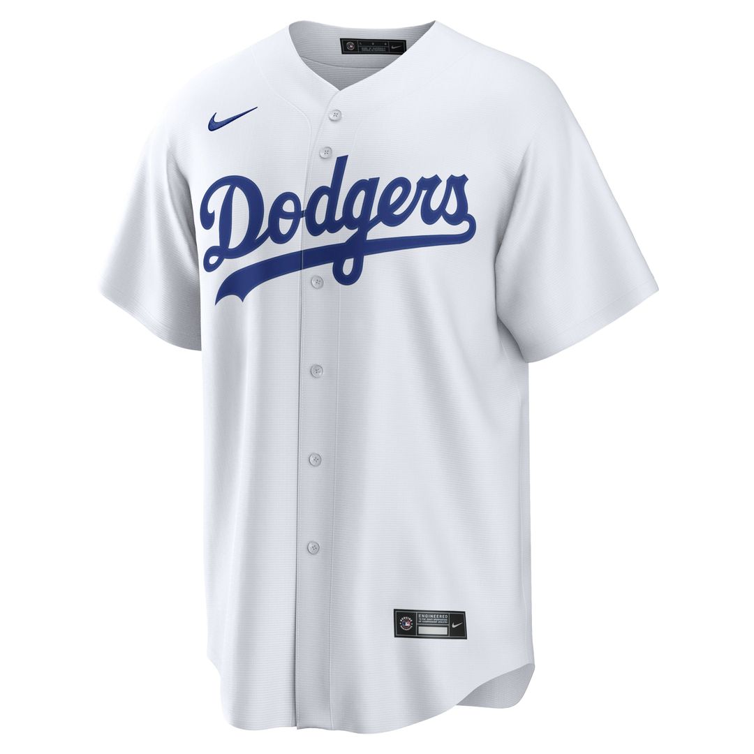 Men's Los Angeles Dodgers Tyler Glasnow White Home Replica Jersey