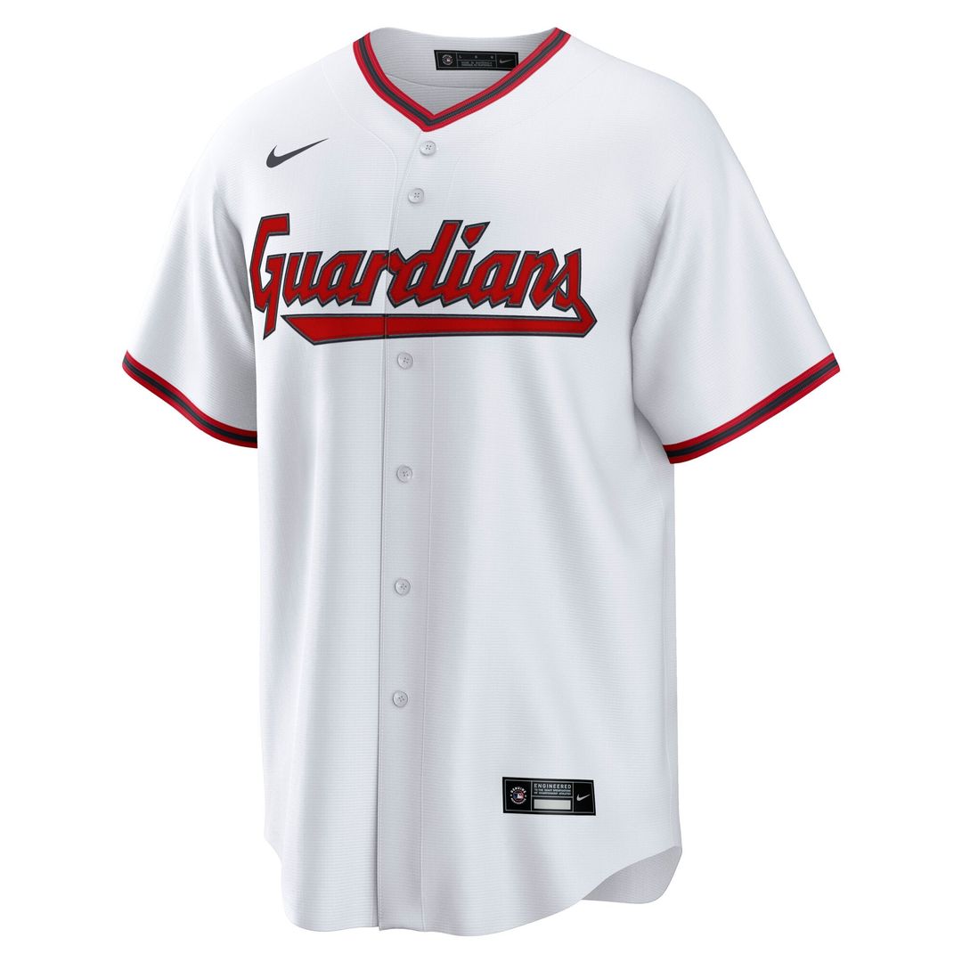 Men's Cleveland Guardians José Ramírez White Home Replica Jersey