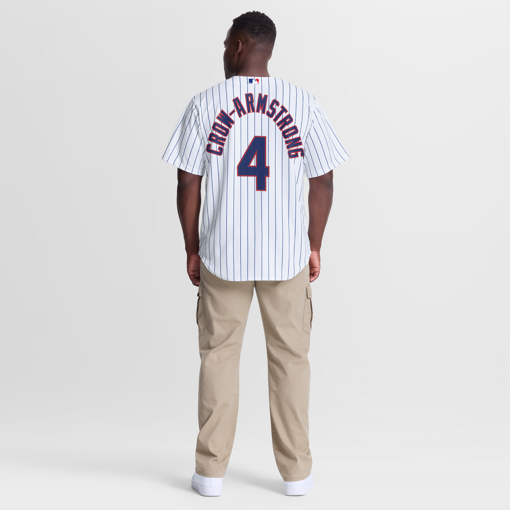 Men's Chicago Cubs Pete Crow-Armstrong White Home Replica Jersey
