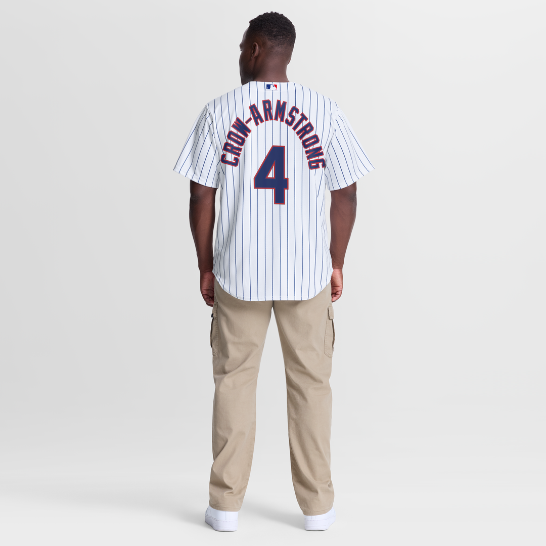 Men's Chicago Cubs Pete Crow-Armstrong White Home Replica Jersey