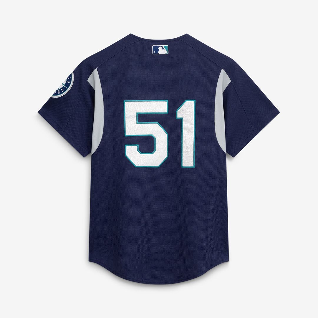Men's Seattle Mariners Ichiro Suzuki Navy Batting Practice Jersey