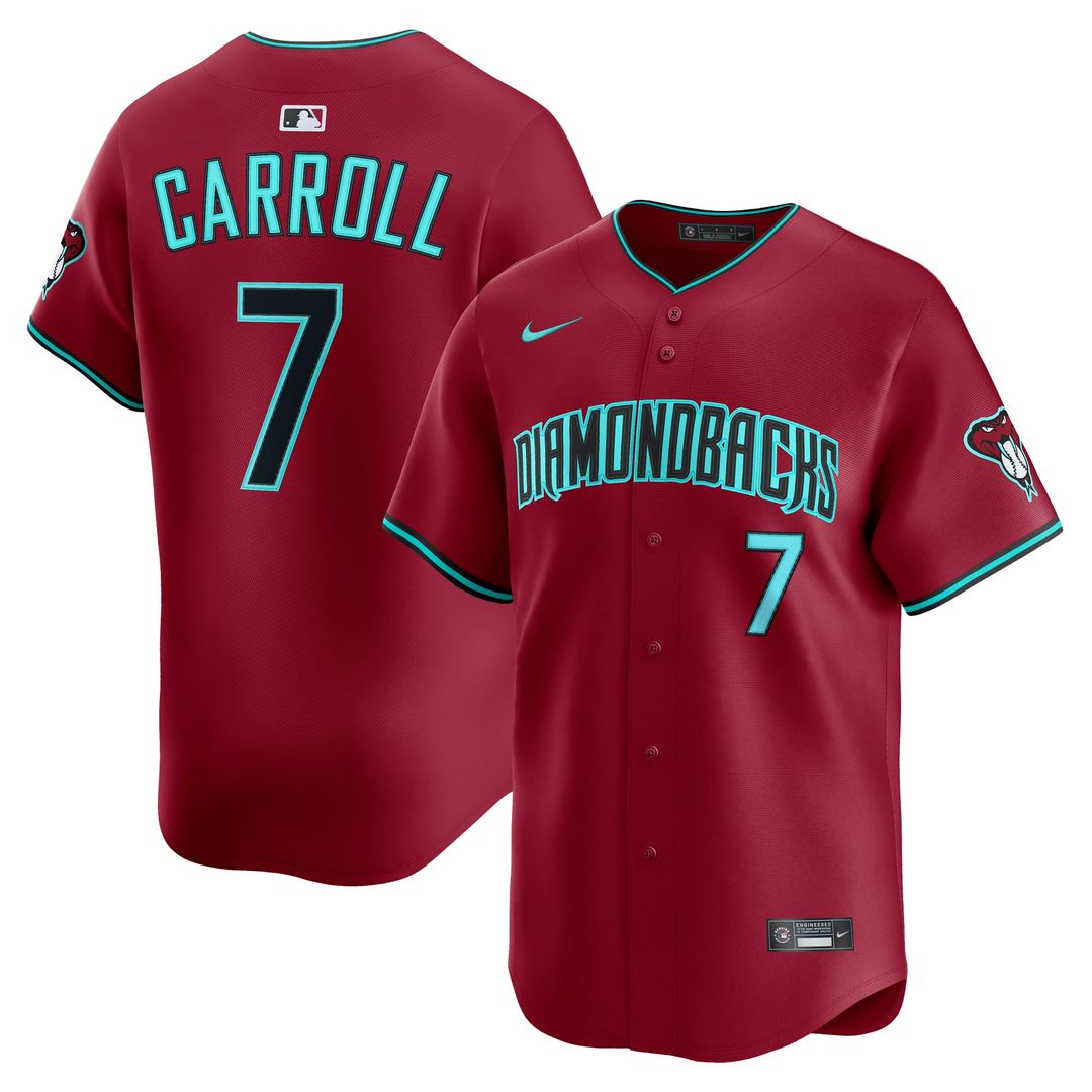 Men's Arizona Diamondbacks Corbin Carroll Red Alternate Jersey