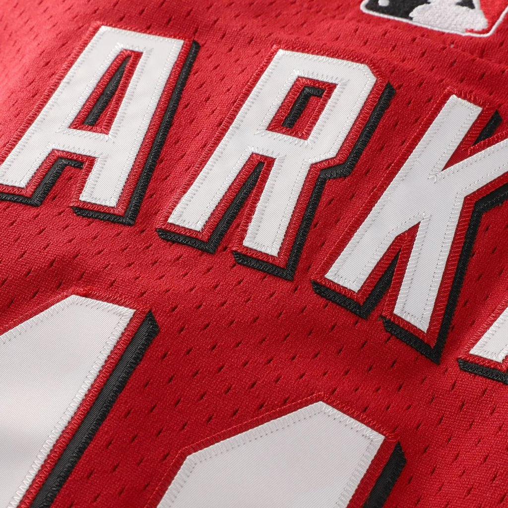 Men's Cincinnati Reds Barry Larkin Red Throwback Mesh Batting Practice Jersey