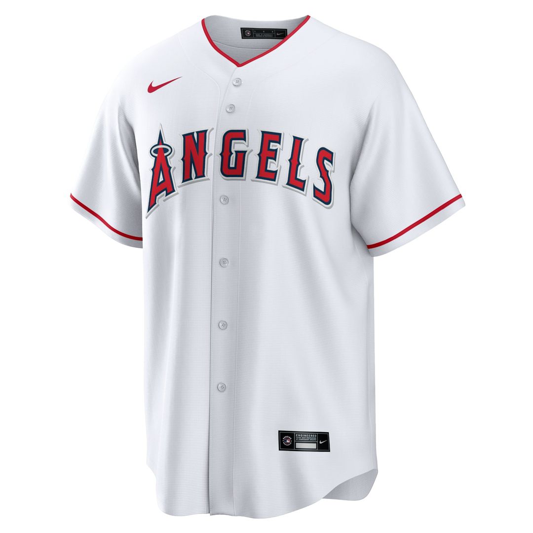 Men's Los Angeles Angels Anthony Rendon White Home Replica Player Name Jersey