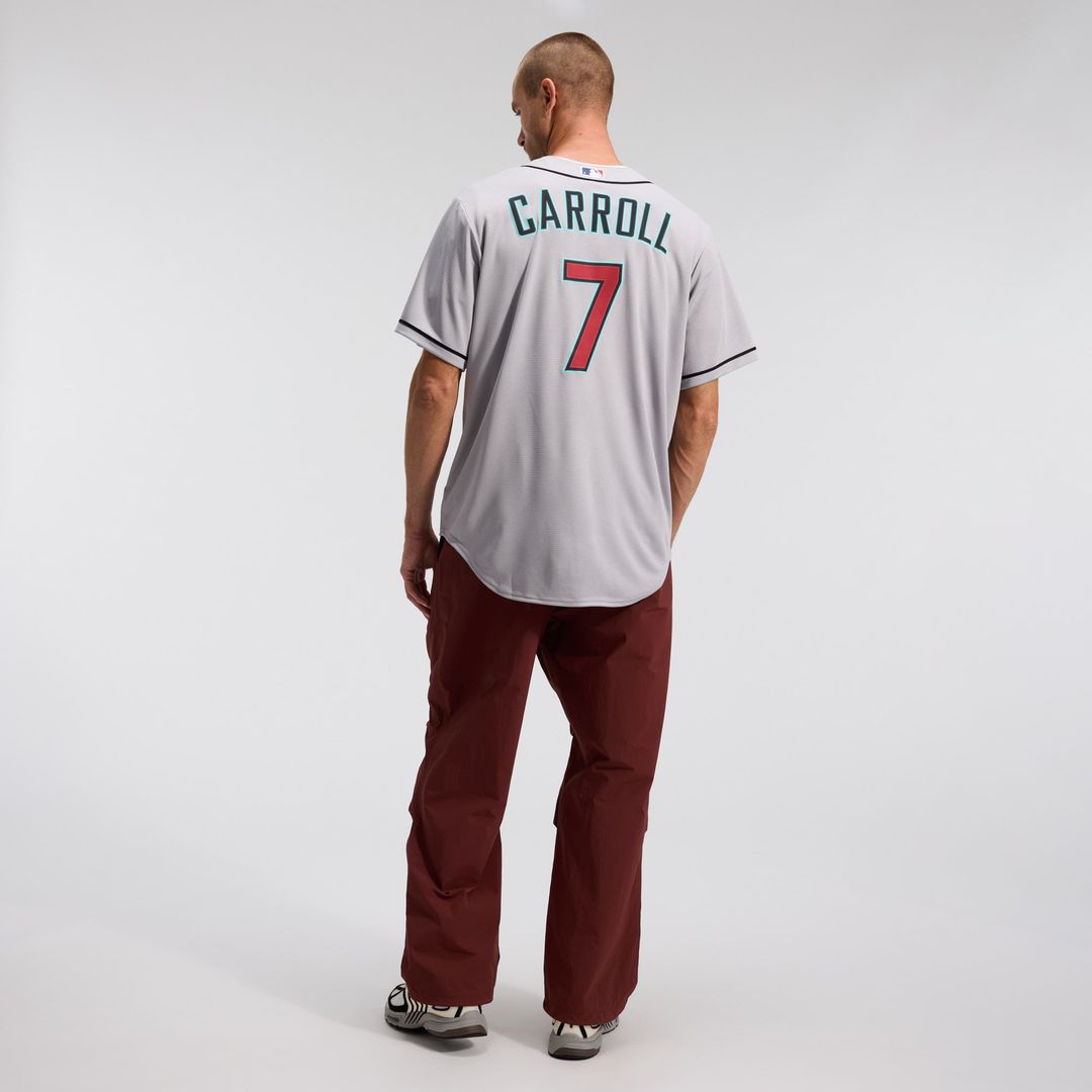 Men's Arizona Diamondbacks Corbin Carroll Gray Road Replica Jersey