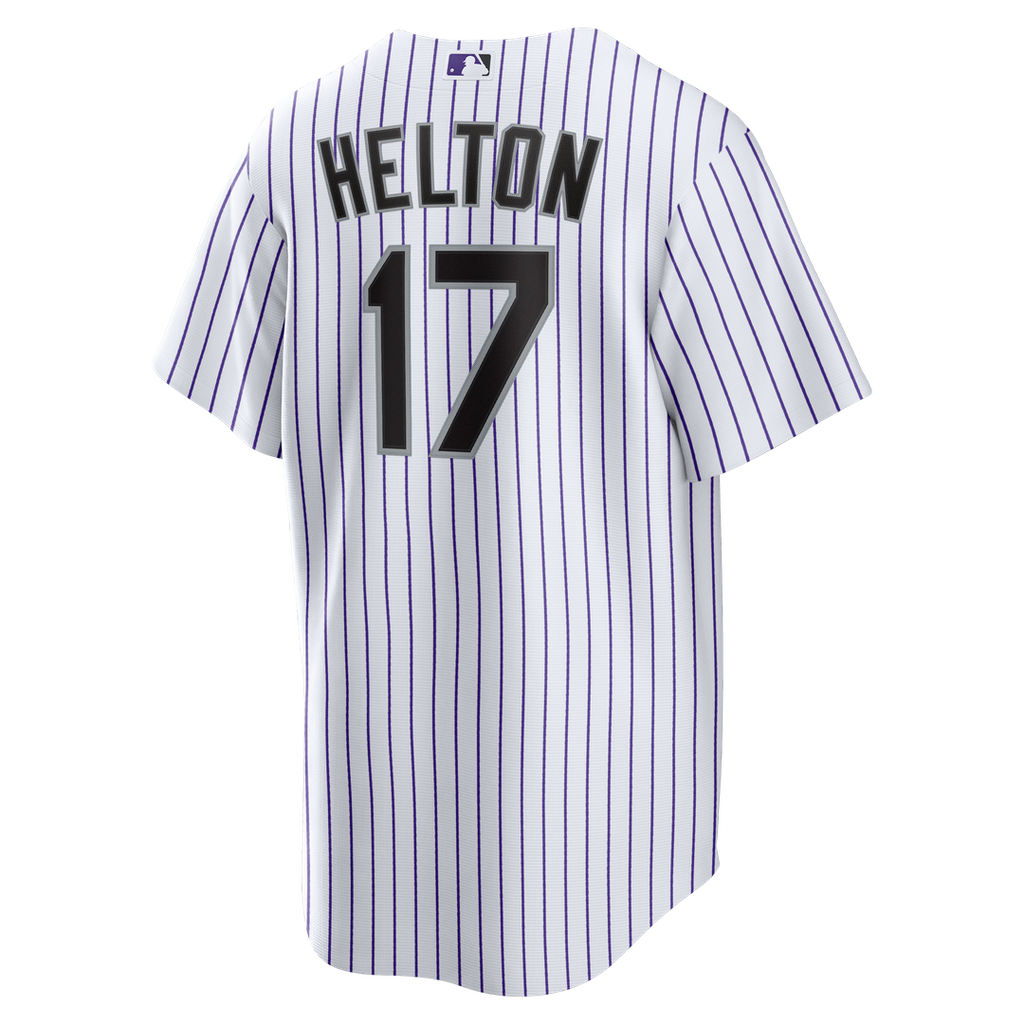 Men's Colorado Rockies Todd Helton White Home Retired Player Replica Jersey