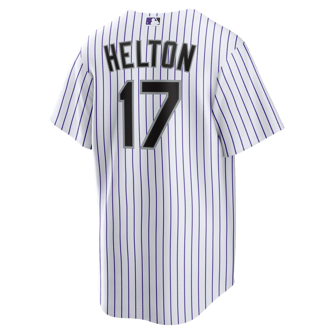 Men's Colorado Rockies Todd Helton White Home Retired Player Replica Jersey