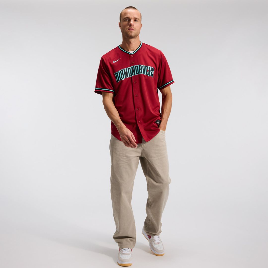 Men's Arizona Diamondbacks Corbin Carroll Gray Road Replica Jersey
