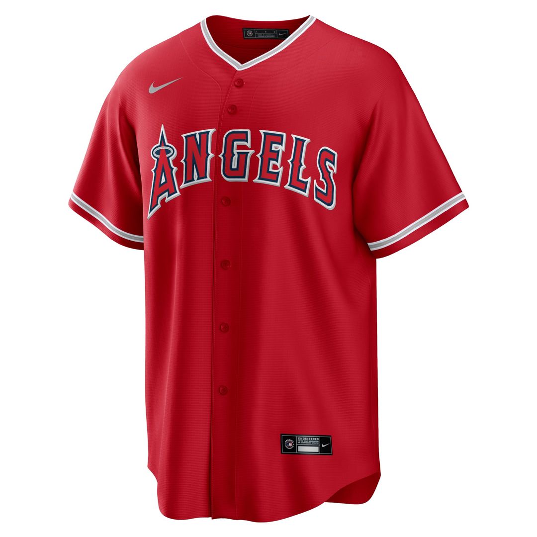 Men's Los Angeles Angels Red Alternate Replica Team Jersey