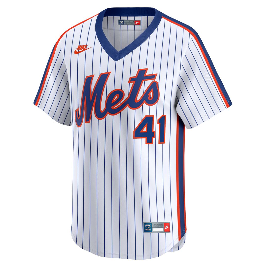 Men's New York Mets Tom Seaver White Throwback Jersey