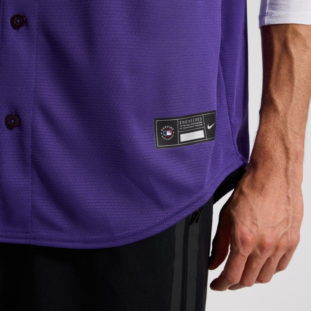 Men's Colorado Rockies Purple Alternate Replica Team Jersey