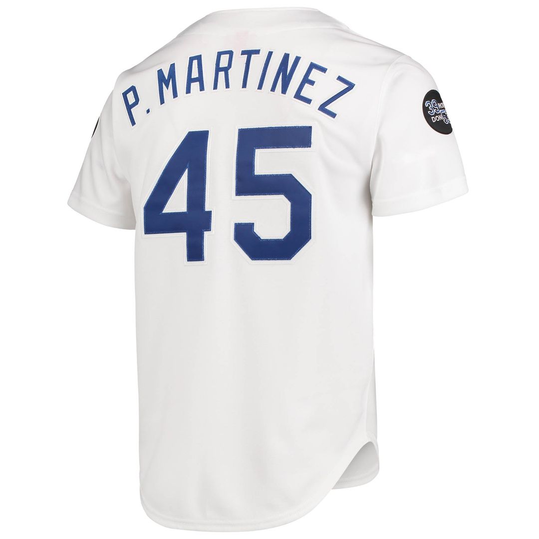 Men's Los Angeles Dodgers Pedro Martinez White 1993 Home Jersey