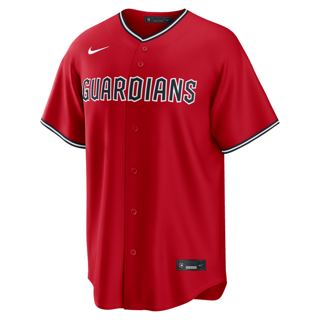 Men's Cleveland Guardians Travis Bazzana Red Alternate Replica Jersey
