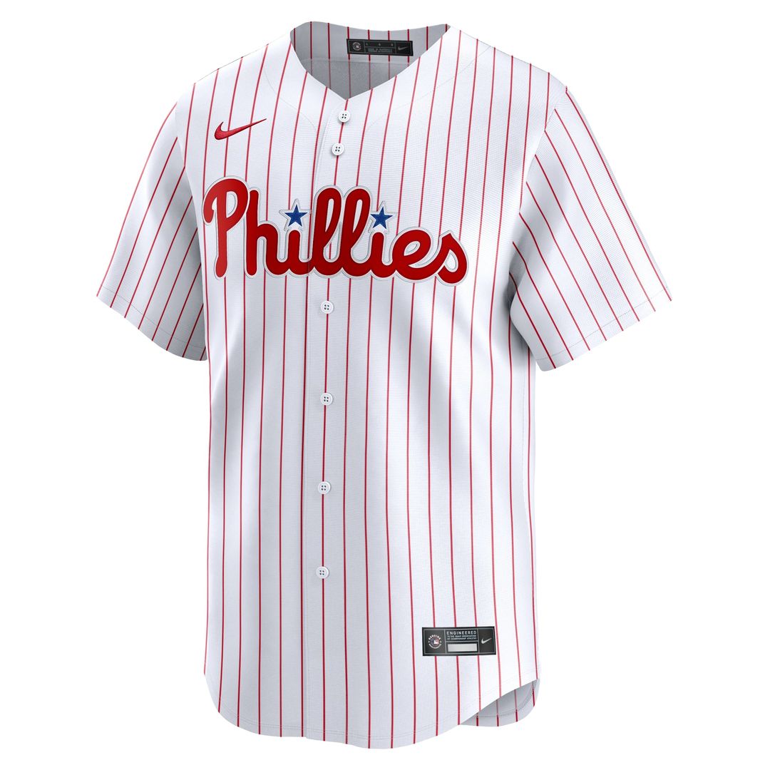 Men's Philadelphia Phillies Kyle Schwarber White Home Player Jersey