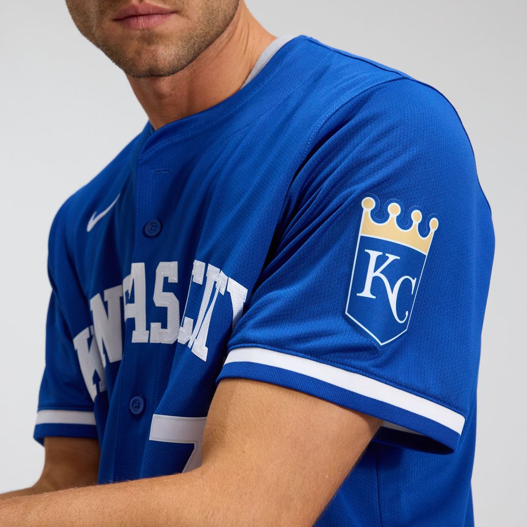 Men's Kansas City Royals Bobby Witt Jr. Royal Alternate 2 Player Jersey