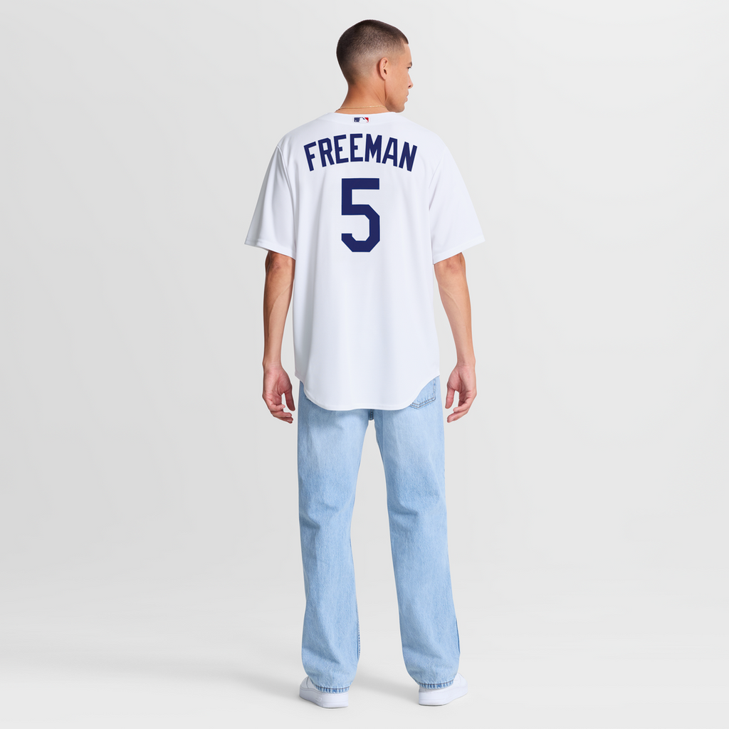 Men's Los Angeles Dodgers Freddie Freeman White Home Replica Jersey