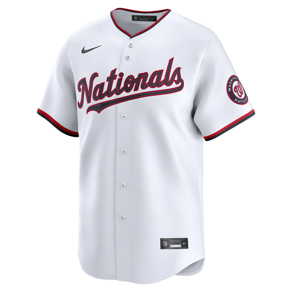 Men's Washington Nationals White Home Jersey