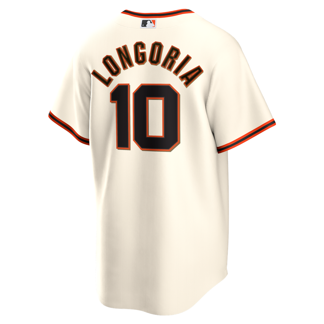 Men's San Francisco Giants Evan Longoria Cream Home Retired Player Replica Jersey