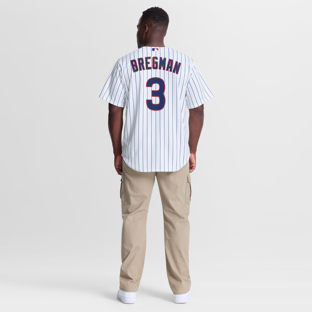 Men's Chicago Cubs Alex Bregman White Home Replica Jersey