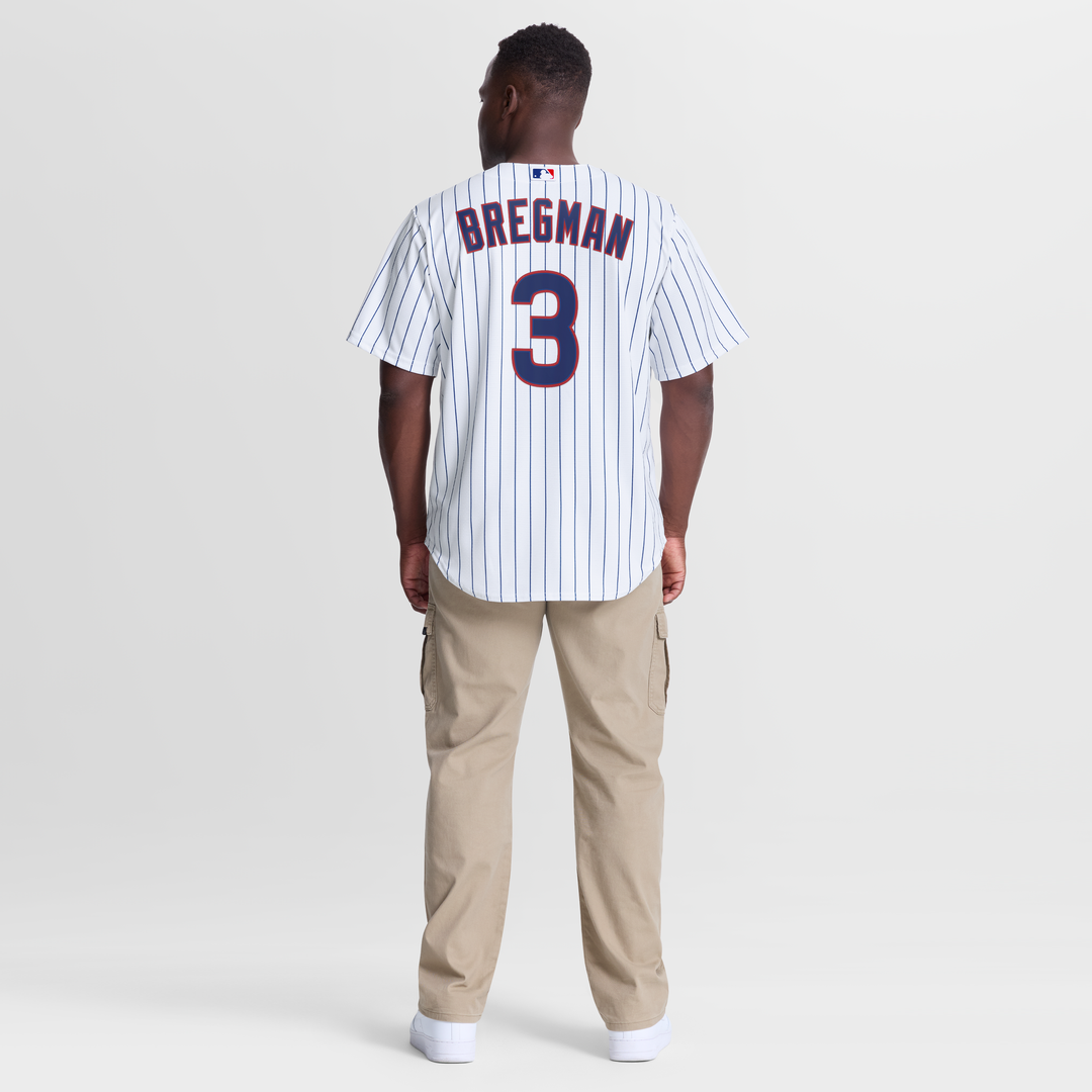 Men's Chicago Cubs Alex Bregman White Home Replica Jersey