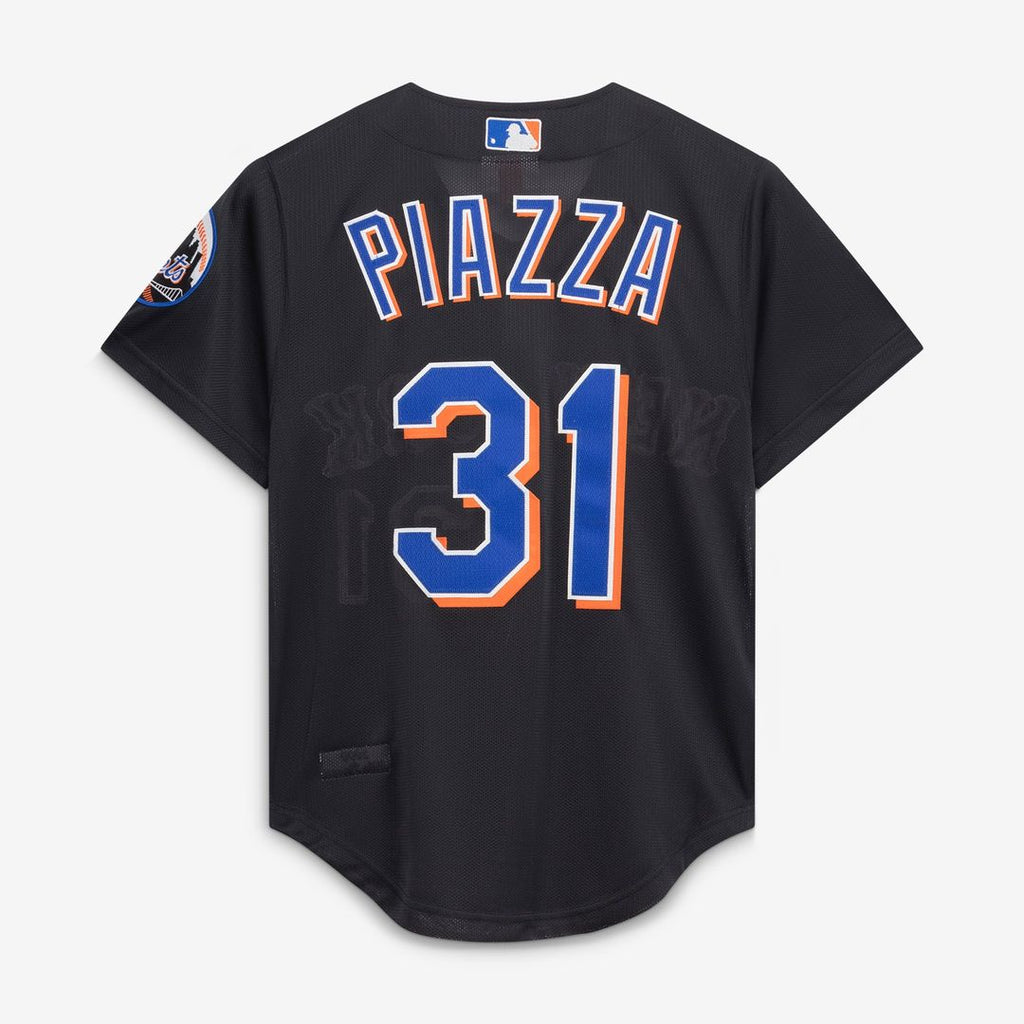 Men's New York Mets Mike Piazza Black 2000 Batting Practice Jersey
