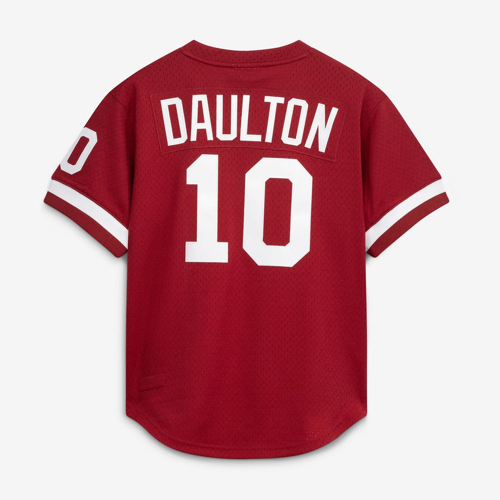 Men's Philadelphia Phillies Darren Daulton Scarlet Batting Practice Jersey