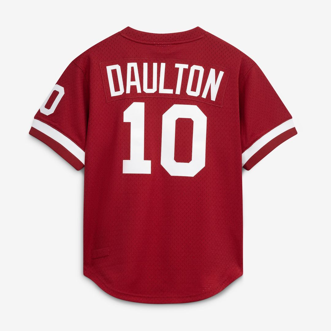 Men's Philadelphia Phillies Darren Daulton Scarlet Batting Practice Jersey