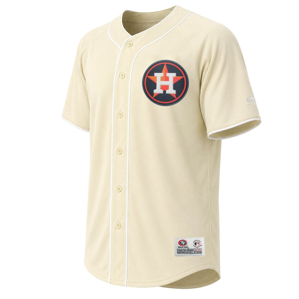 Men's Houston Astros Cream Fashion Jersey