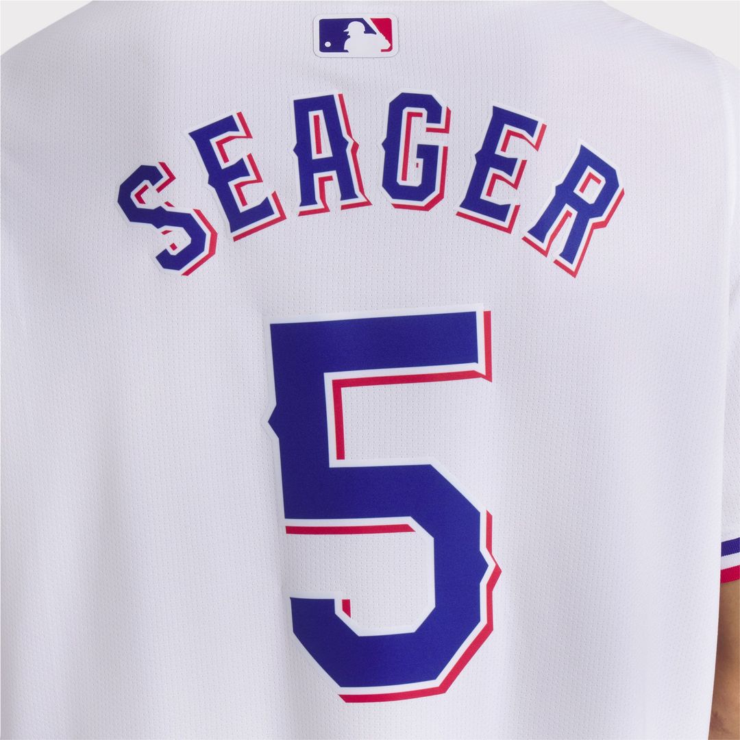 Men's Texas Rangers Corey Seager White Home Player Jersey