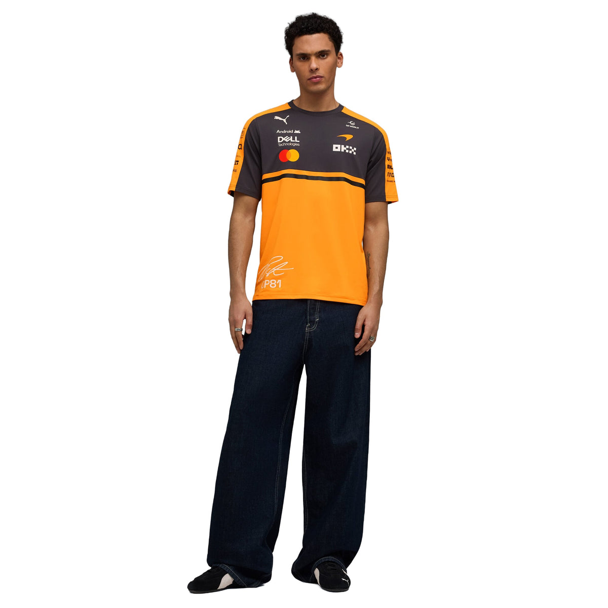 McLaren 2026  Team Oscar Piastri Driver Set Up T-Shirt - Papaya