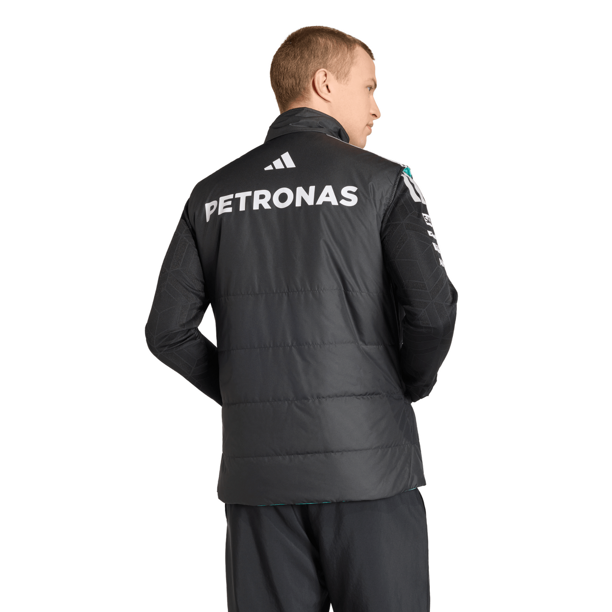 Mercedes AMG Petronas adidas F1 Team Mechanics Vest - Black