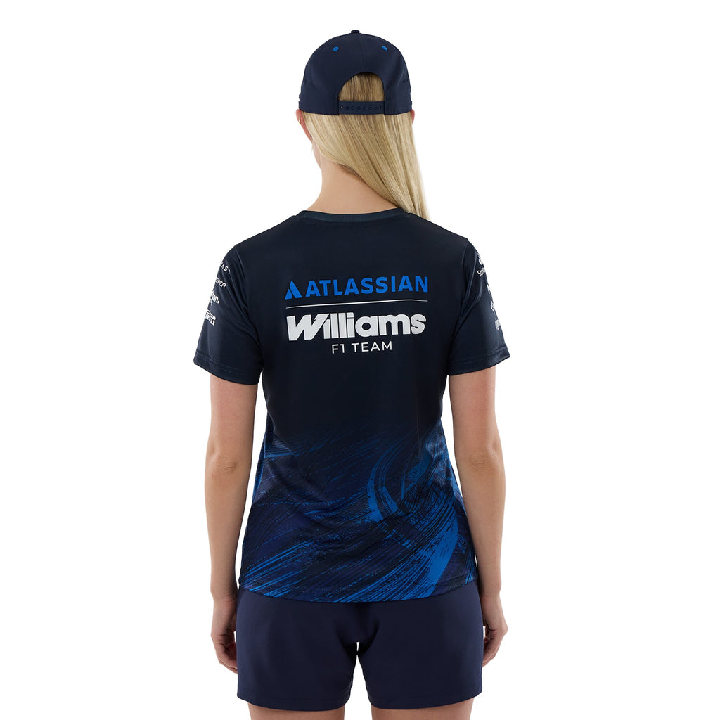 Williams Racing New Era Replica Tech T-Shirt - Navy - Womens