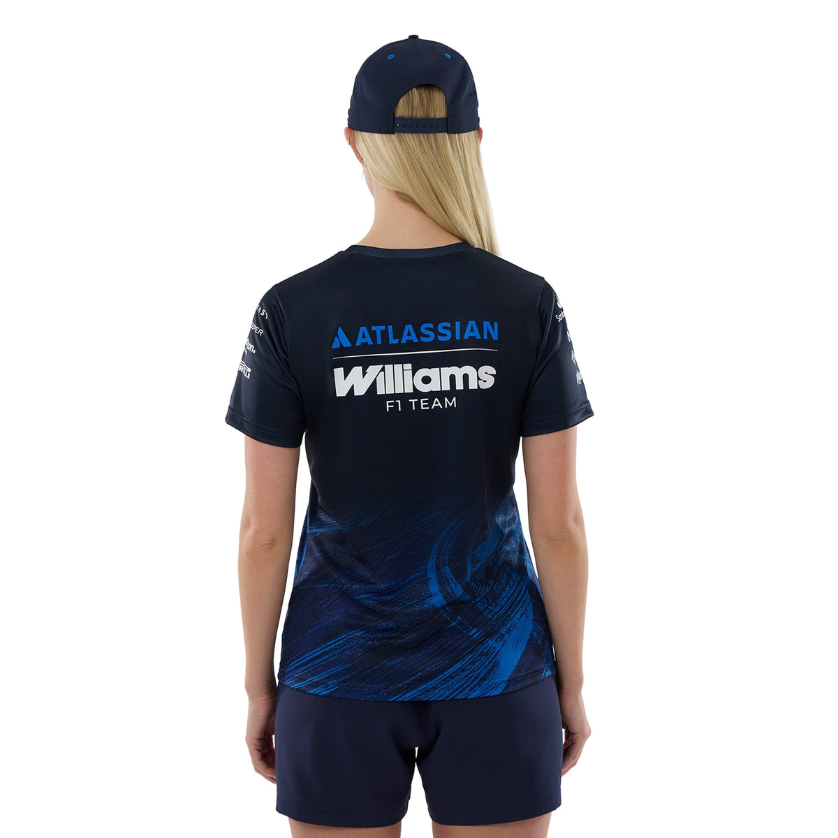 Williams Racing New Era Replica Tech T-Shirt - Navy - Womens
