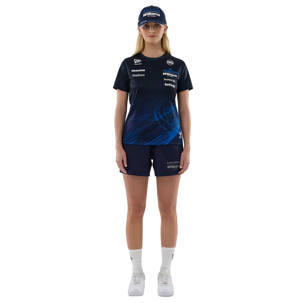 Williams Racing New Era Replica Tech T-Shirt - Navy - Womens