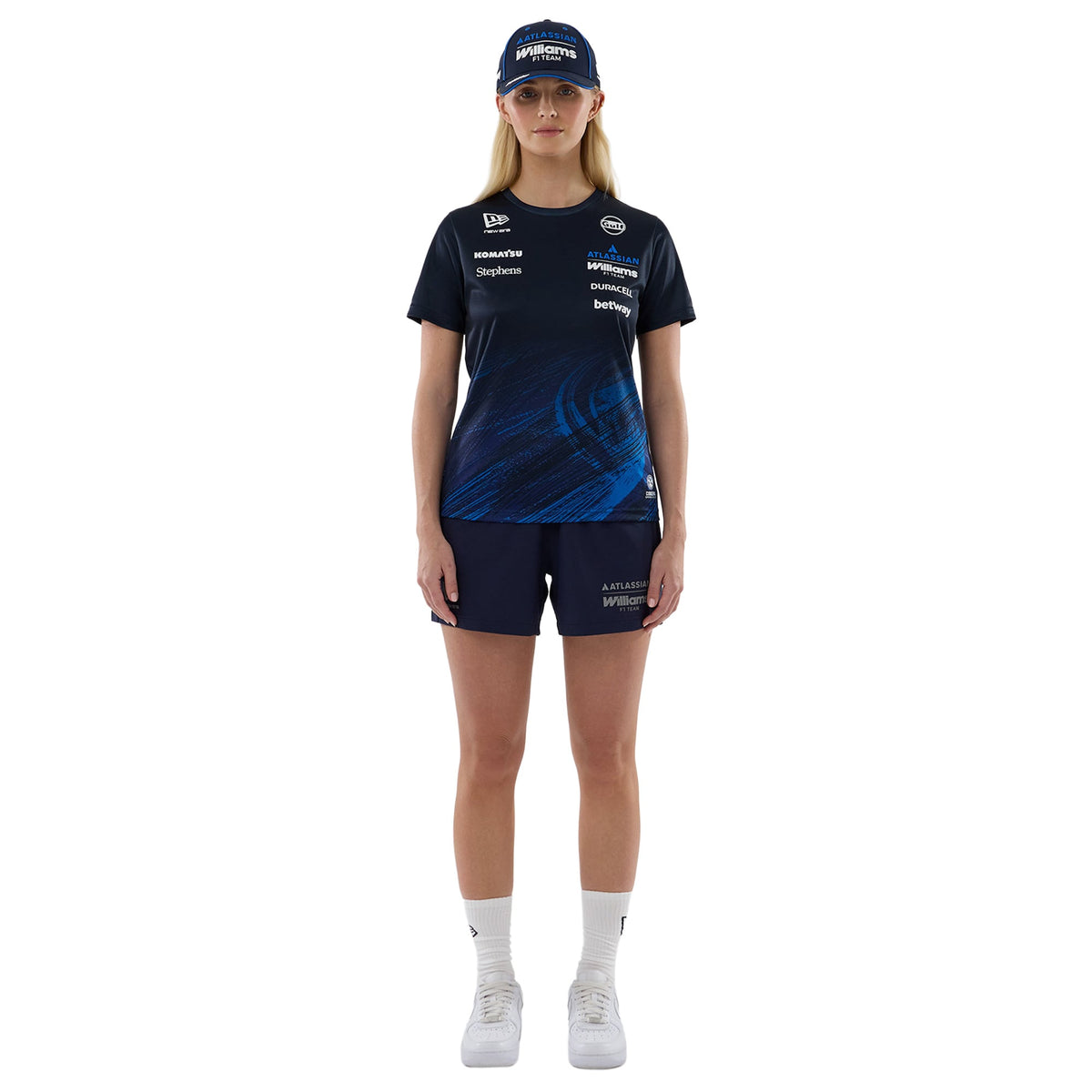 Williams Racing New Era Replica Tech T-Shirt - Navy - Womens